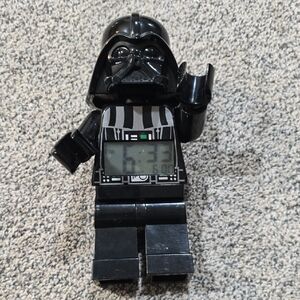 LEGO Darth Vader Digital Clock - Black